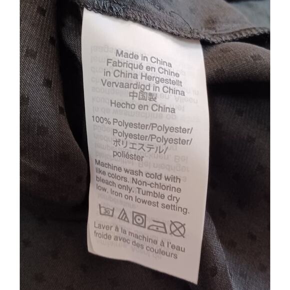 Madewell Shirt Women Small Polka Dot Ruffled V-Neck Coquette Soft Goth Lolita - Picture 9 of 9